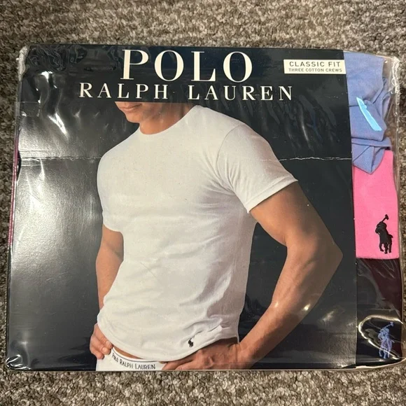 Polo Ralph Lauren Classic Fit Cotton Crew T-Shirts - Picture 1 of 1
